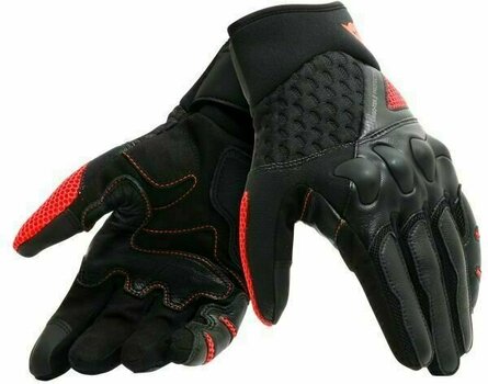 Δερμάτινα Γάντια Μηχανής Dainese X-Moto Black/Fluo Red L Δερμάτινα Γάντια Μηχανής - 1