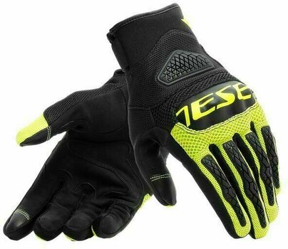Motorcycle Gloves Dainese Bora Black/Fluo Yellow L Motorcycle Gloves - 1
