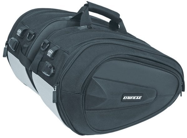 Geanta laterale Dainese D-Saddle Motorcycle Bag Stealth 22 L