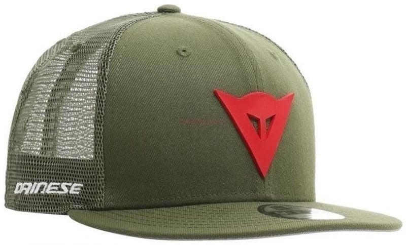 Kappe Dainese 9Fifty Trucker Green/Red UNI Kappe