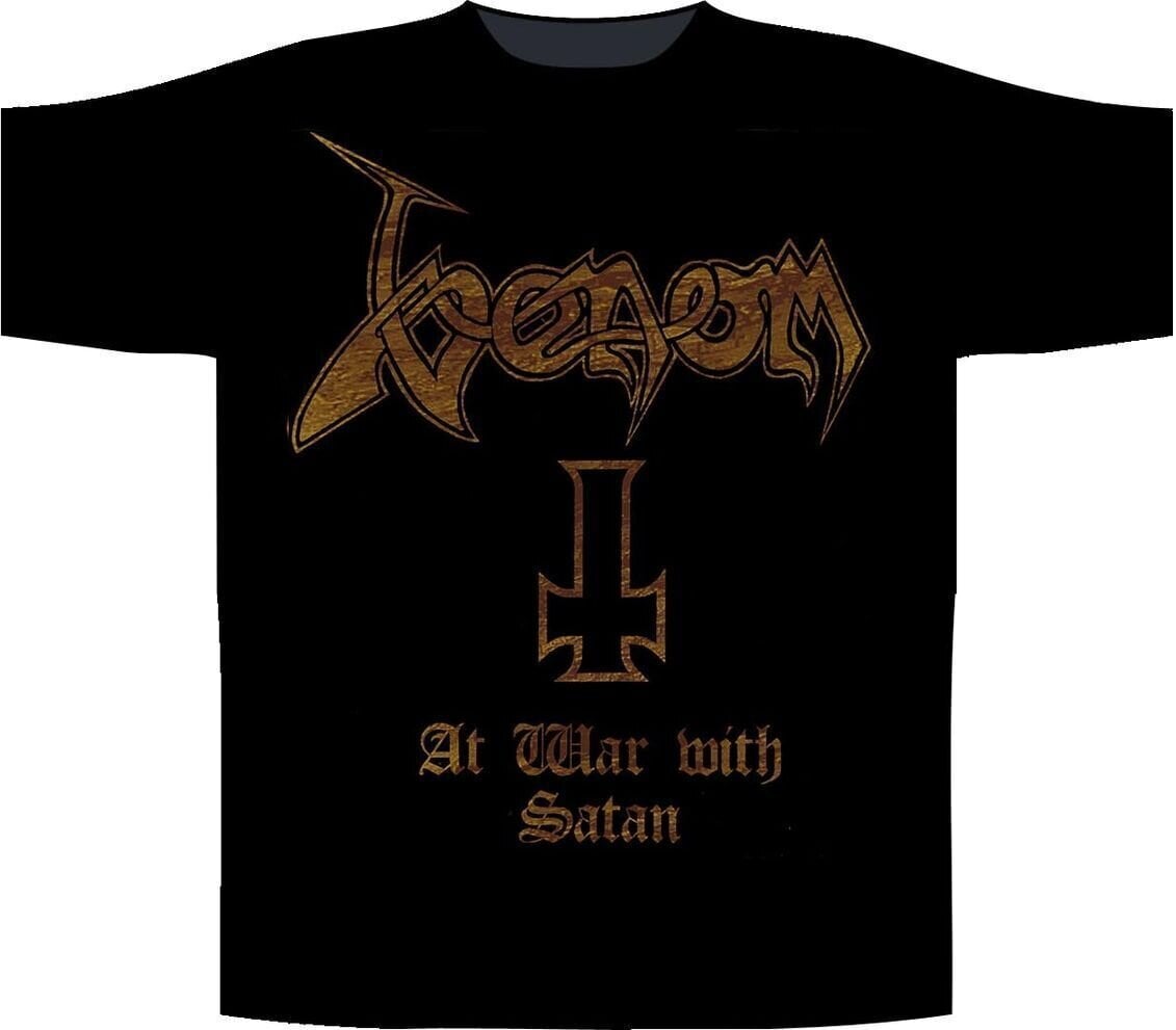 Košulja Venom At War With Satan (Back Print) Black 2XL Košulja