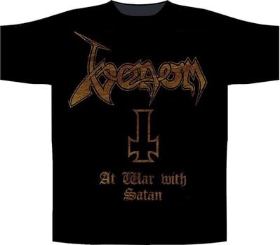 Košulja Venom At War With Satan (Back Print) Black 2XL Košulja - 1