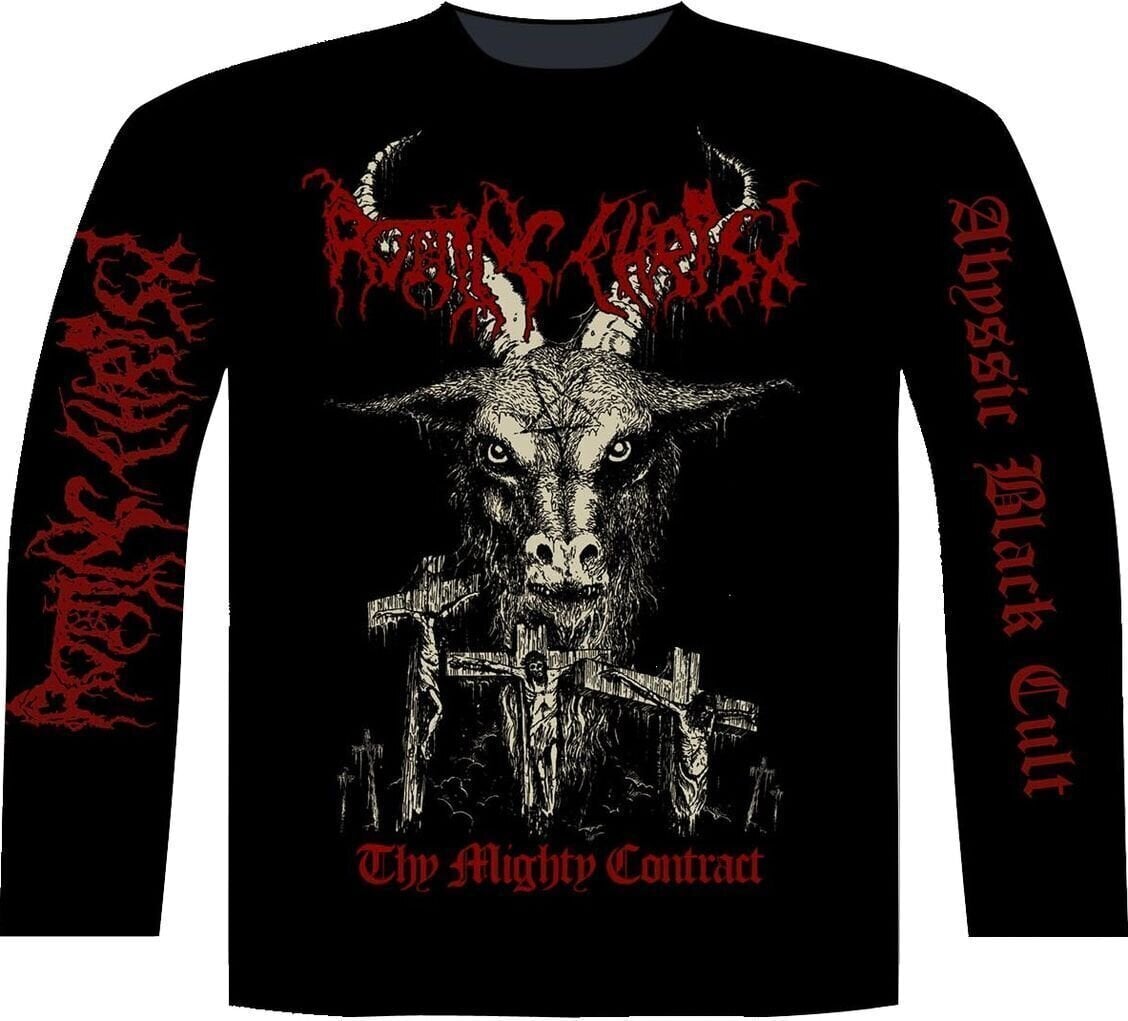 T-shirt Rotting Christ Thy Mighty Contract T-shirt à manches longues Black M