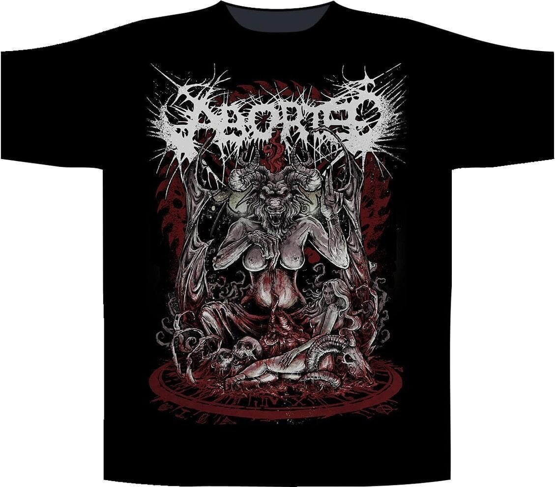 T-Shirt Aborted Baphomet Black L T-Shirt
