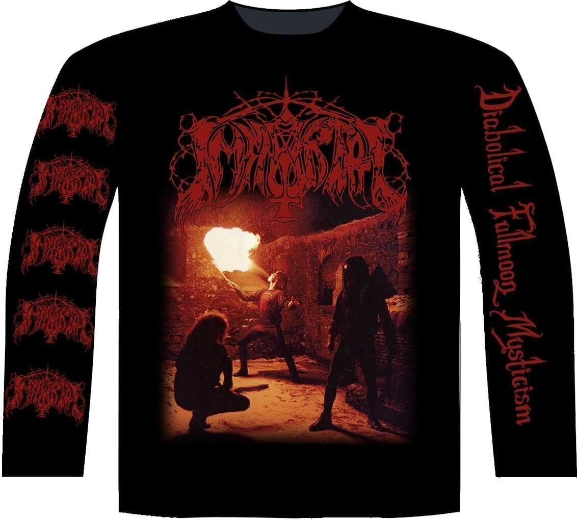Camiseta de manga corta Immortal Diabolical Fullmoon Mysticism Camiseta de manga larga Black M