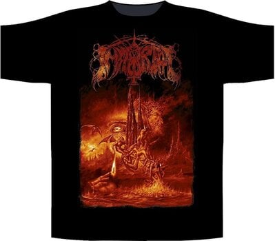 Camiseta de manga corta Immortal Damned In Black 2020 Black M Camiseta de manga corta - 1