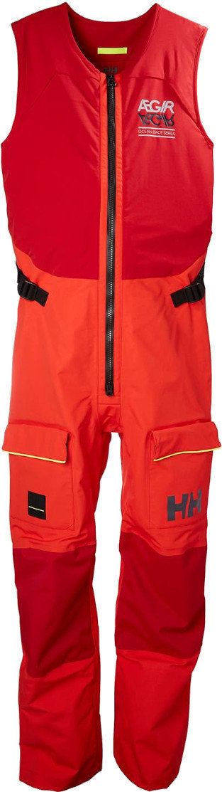 Spodnie Helly Hansen Aegir Race Salopette Spodnie Alert Red XL