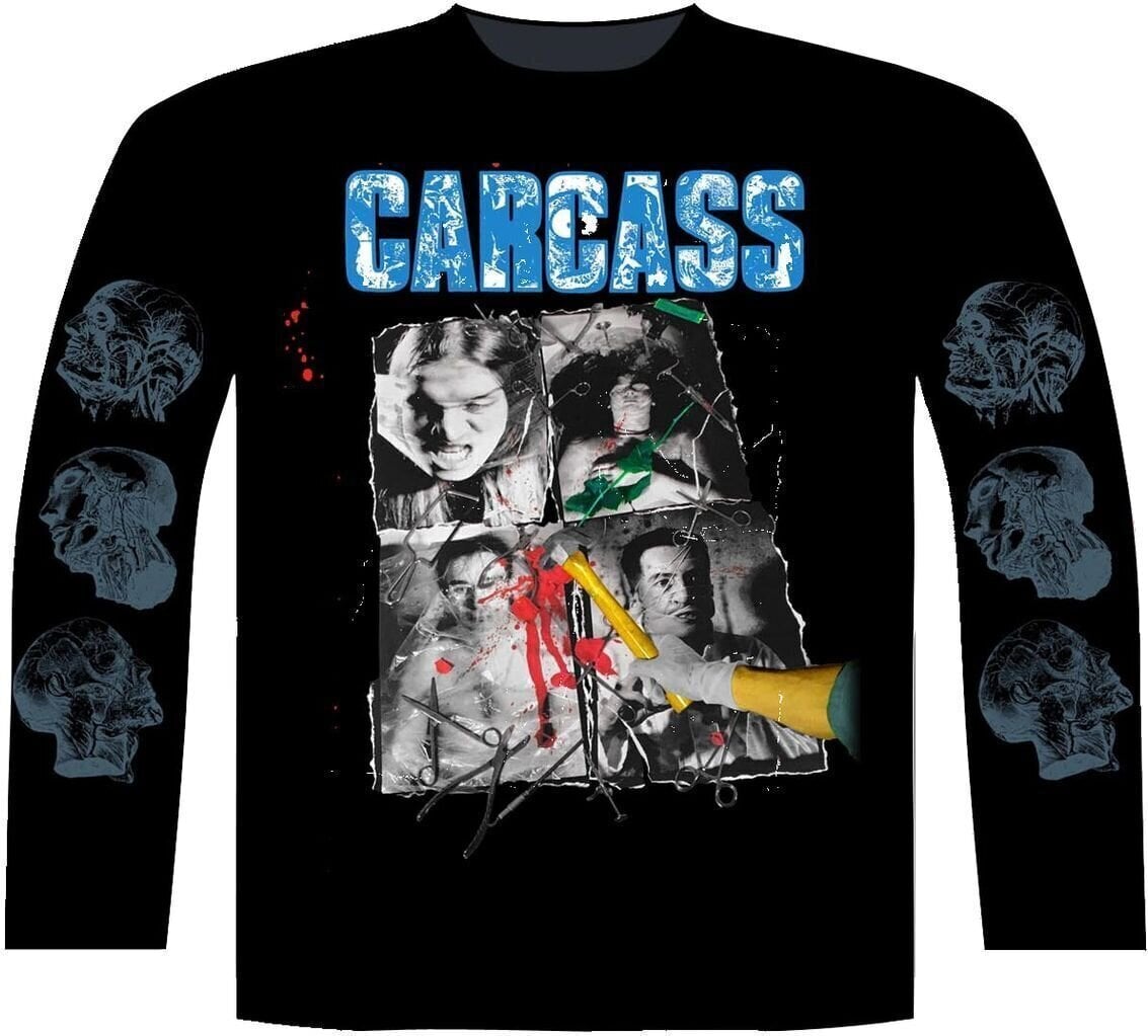 T-shirt Carcass Necroticism T-shirt à manches longues Black S