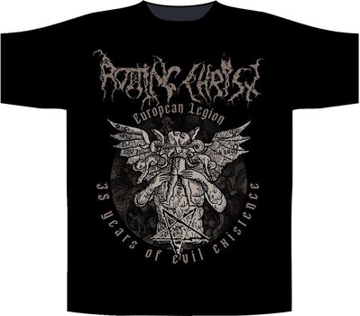 Camiseta de manga corta Rotting Christ 35 Years Of Evil Existence Camiseta de manga corta Black L - 1