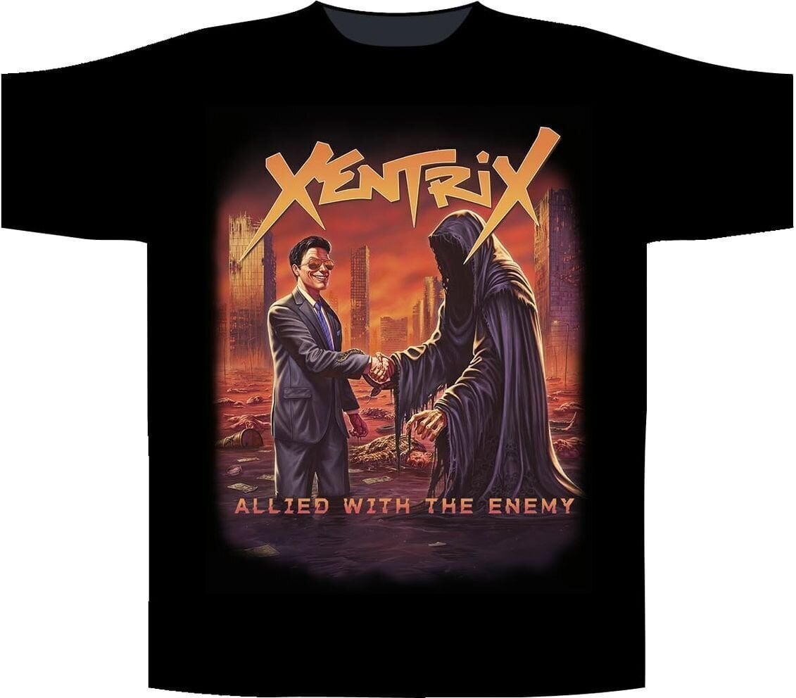Košulja Xentrix Allied With The Enemy Black 2XL Košulja