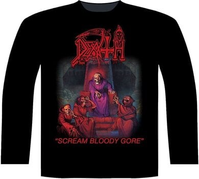 Shirt Death Scream Bloody Gore Black XL Shirt - 1