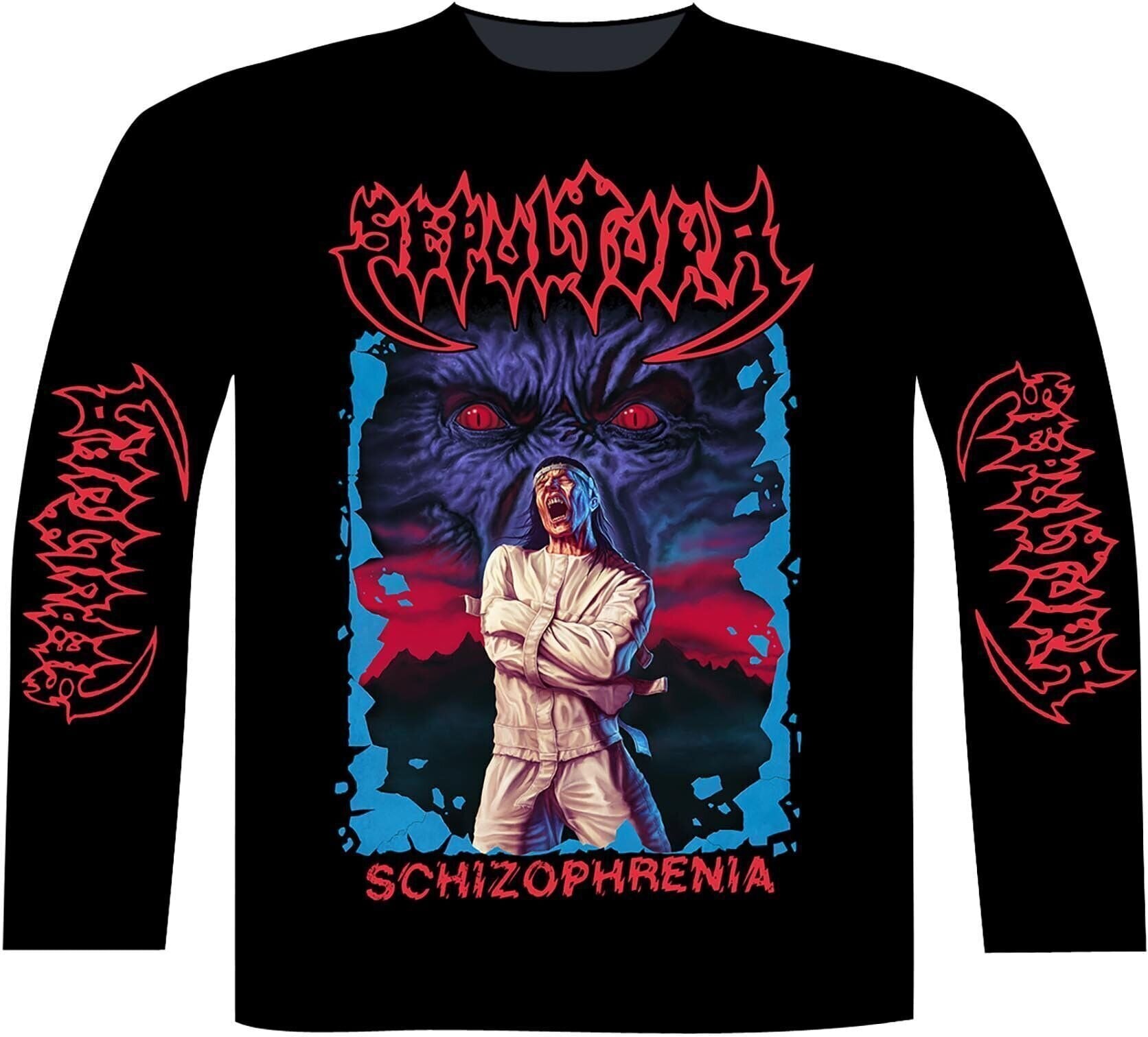 T-Shirt Sepultura Schizophrenia Black L T-Shirt