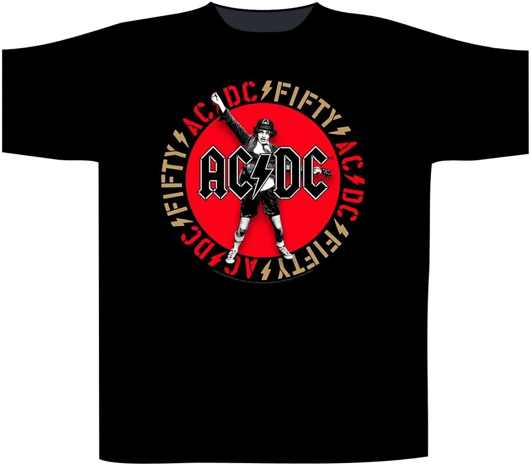 Košulja AC/DC Angus Emblem Black 2XL Košulja