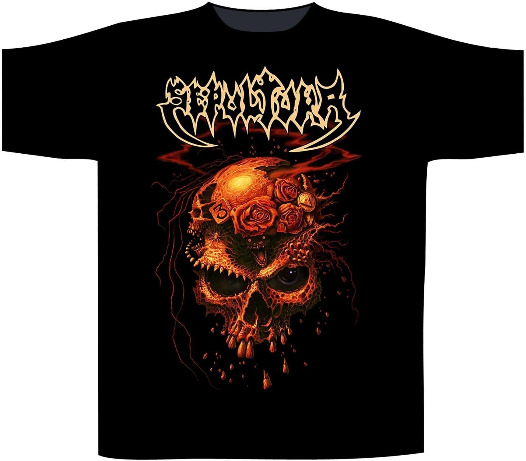 Camiseta de manga corta Sepultura Beneath The Remains Black 2XL Camiseta de manga corta