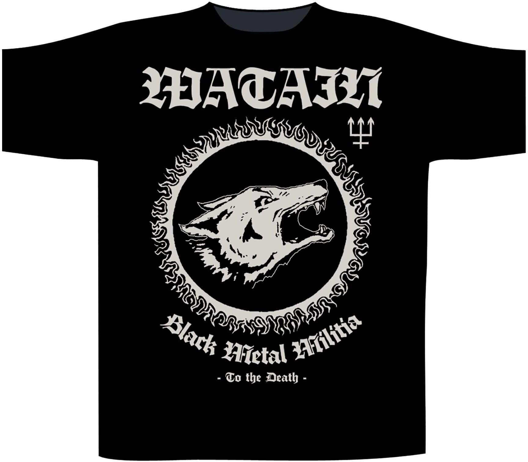 Košulja Watain Black Metal Militia Black 2XL Košulja