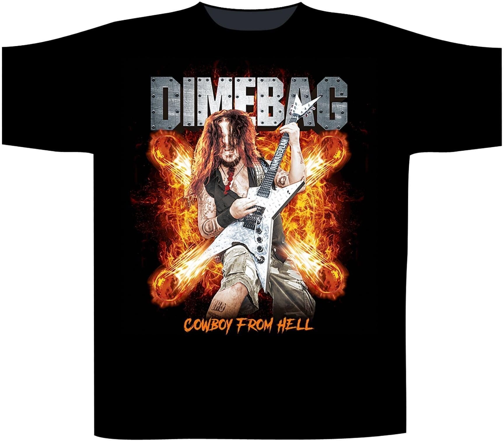 Tricou Dimebag Darrell Cowboy From Hell Black L Tricou