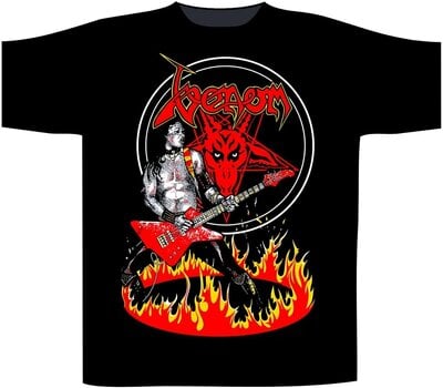 Shirt Venom Cronos In Flames Black 2XL Shirt - 1