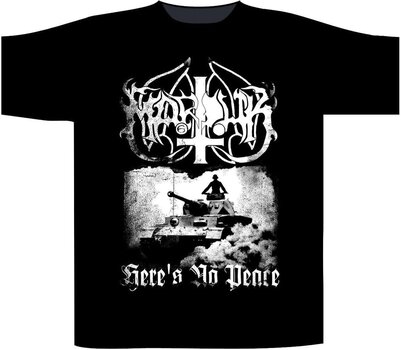 T-shirt Marduk Here'S No Peace T-shirt à manches courtes Black M - 1