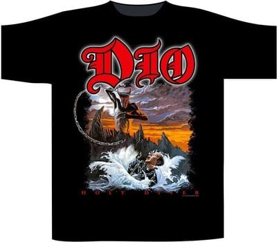 T-Shirt Dio Holy Diver Short Sleeve T-Shirt Black XL - 1