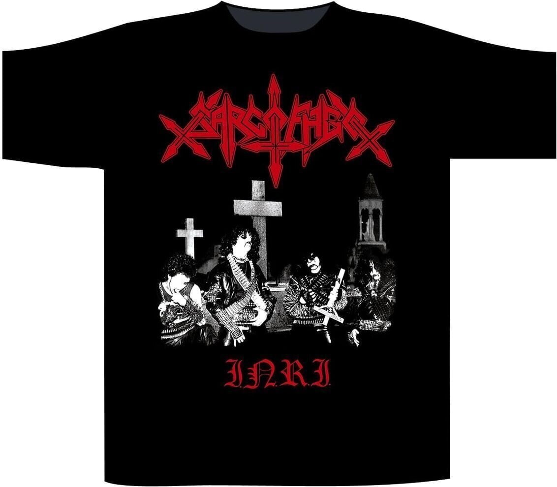 Shirt Sarcófago I.N.R.I. Photo Black 2XL Shirt