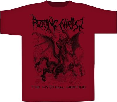 Shirt Rotting Christ Mystical Meeting Burgundy M Shirt - 1