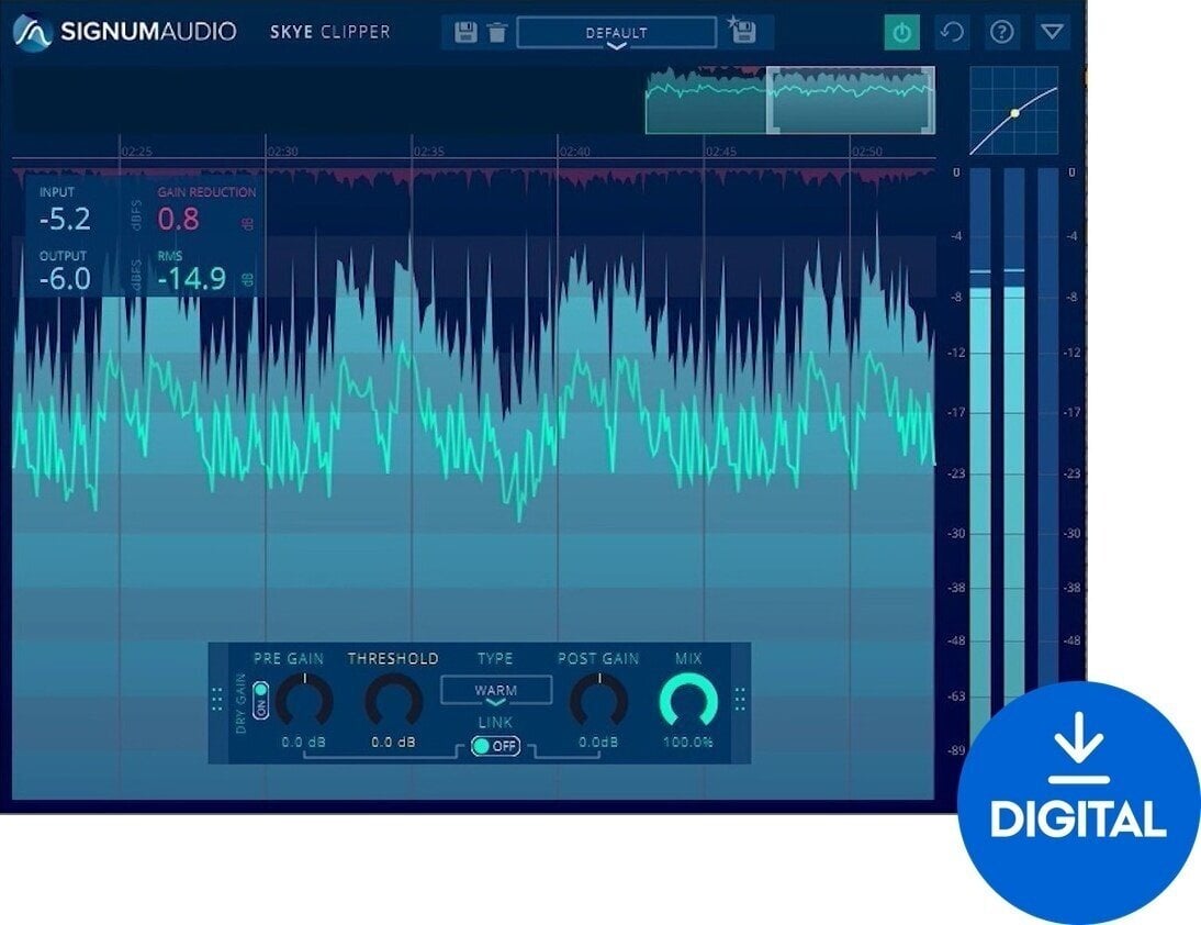 Studio software plug-in effect Signum Audio SKYE Clipper (Surround) (Digitaal product)