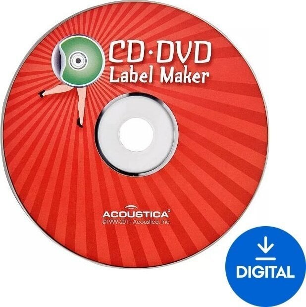 Studijski software Acoustica CD / DVD Label Maker (Digitalni proizvod)