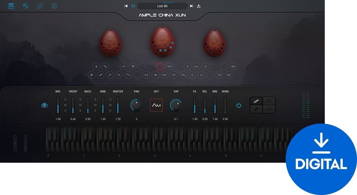 VST Instrument Ample Sound Ample China Xun - ACX (Digitalni proizvod)