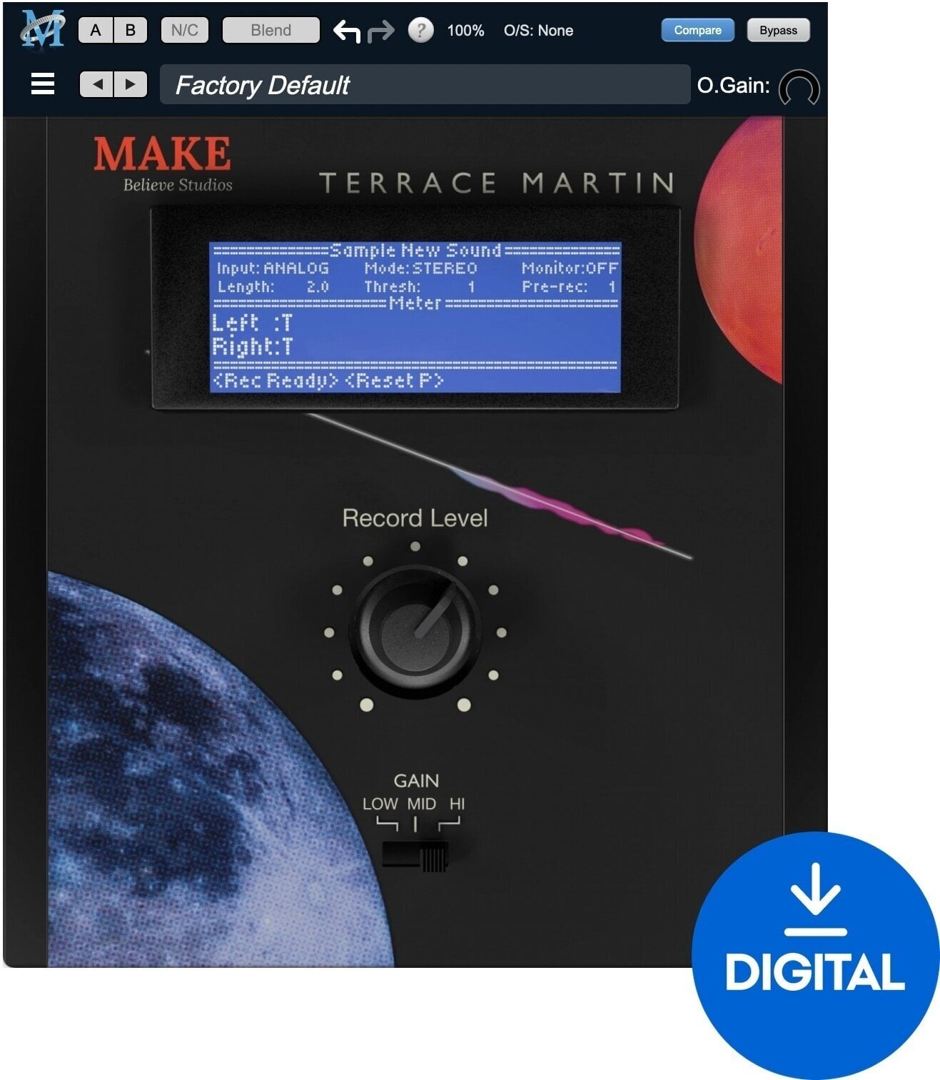 Programski Plug-In efekti Metric Halo MB TMPC (Digitalni proizvod)