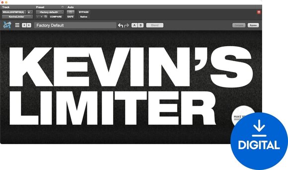 Studio software plug-in effect Metric Halo Kevins Limiter (Digitaal product) - 1