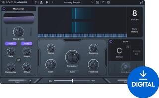 Procesador de efectos de complemento de software Minimal Audio Poly Flanger (Producto digital)