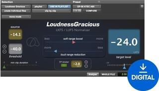 Procesador de efectos de complemento de software Quiet Art LoudnessGracious (Producto digital)