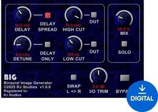Студио софтуер Plug-In ефект Raising Jake Studios BIG (Дигитален продукт)