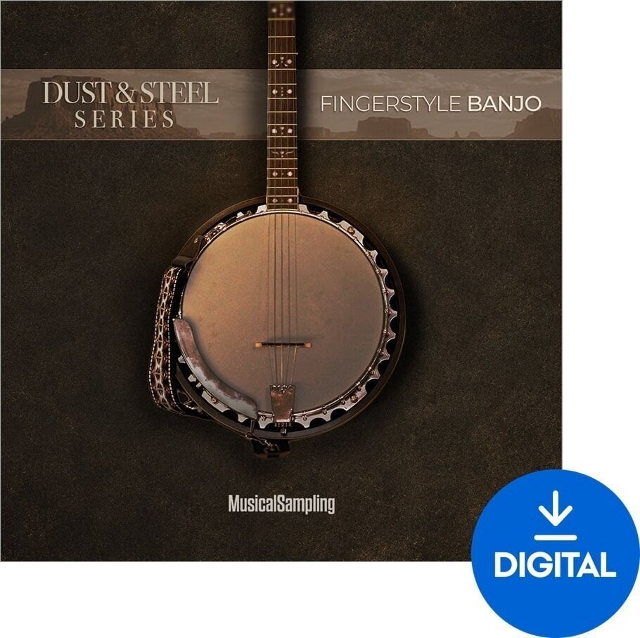 Audio biblioteka za sampler Musical Sampling Fingerstyle Banjo (Digitalni proizvod)