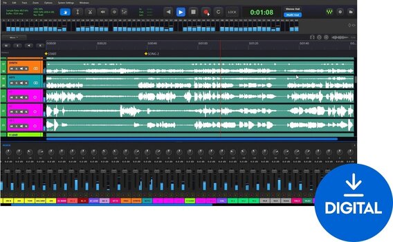 DAW program za snimanje Waves Waves Tracks Live (Digitalni proizvod) - 1