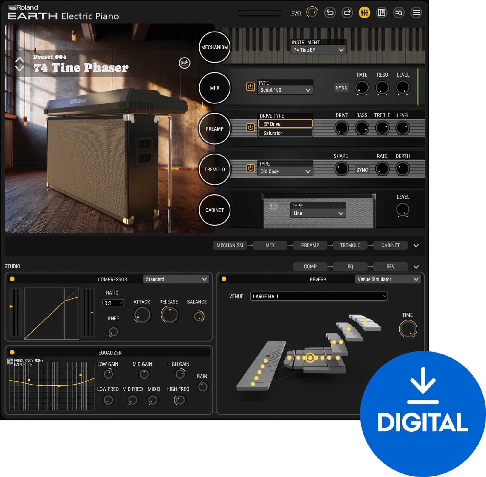 VST Instrument Roland EARTH Electric Piano (Digitaalne toode)