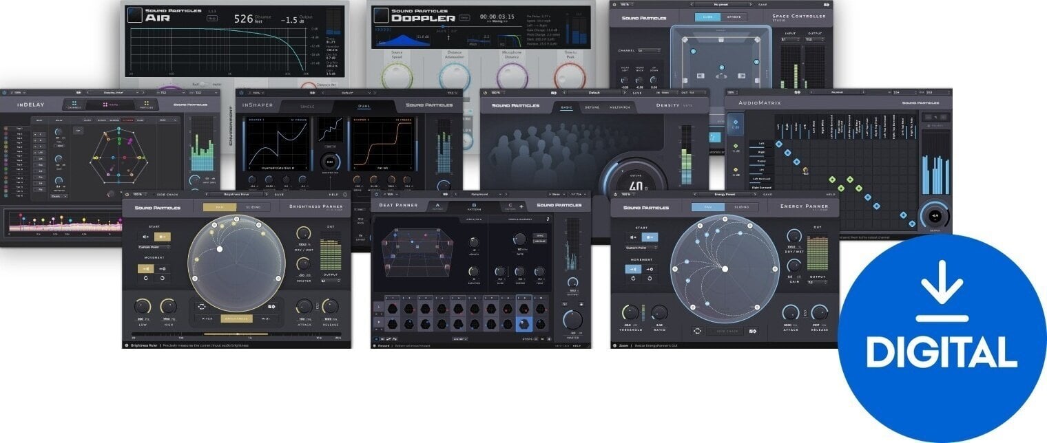 Studio software plug-in effect Sound Particles 10FX Perpetual (Digitaal product)