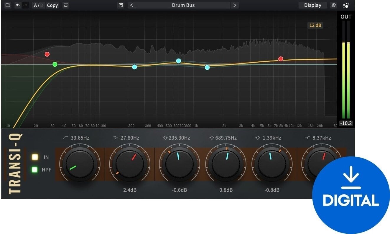Studio software plug-in effect Three-Body Technology Transi-Q (Digitaal product)