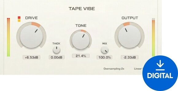 Studio software plug-in effect Three-Body Technology Tape Vibe (Digitaal product) - 1