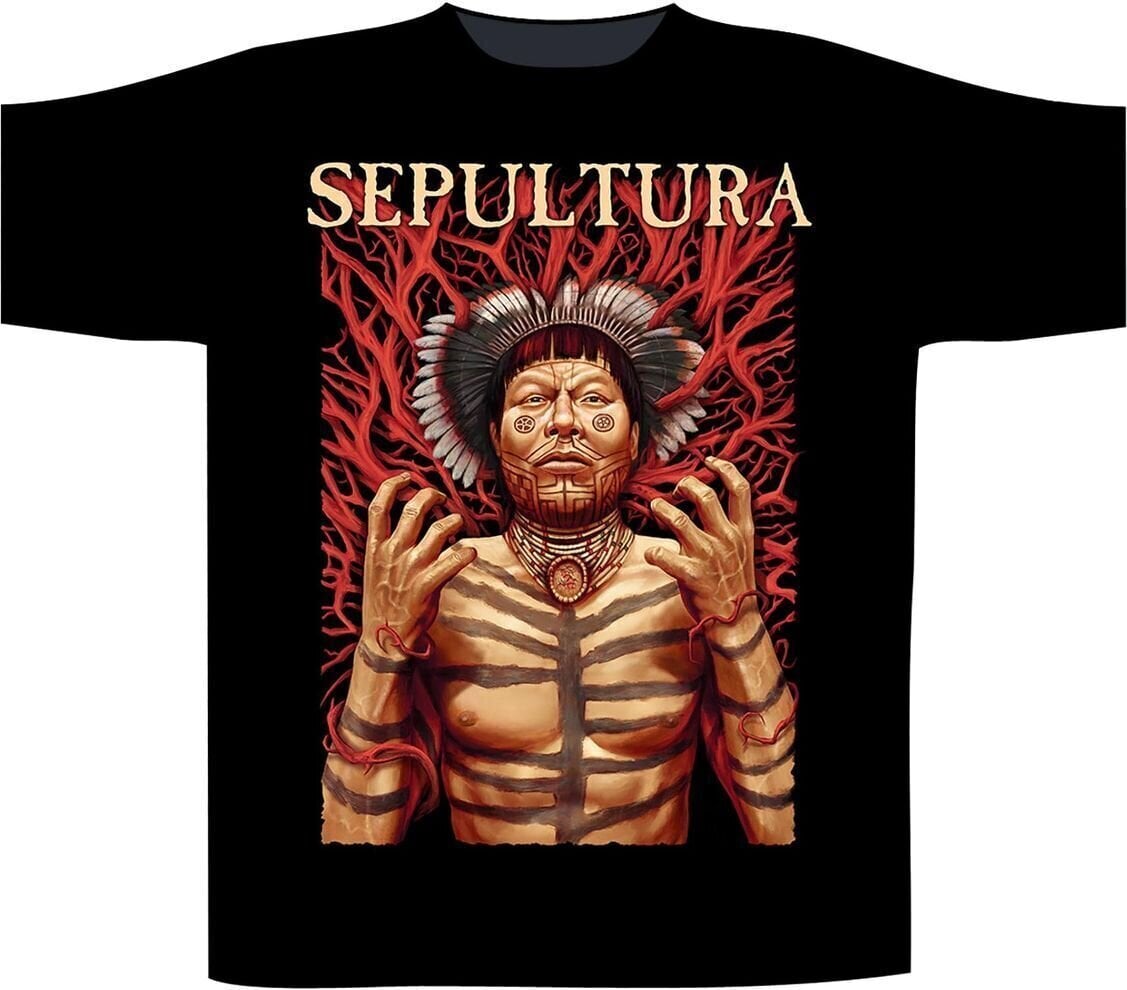 Camiseta de manga corta Sepultura Roots Black M Camiseta de manga corta