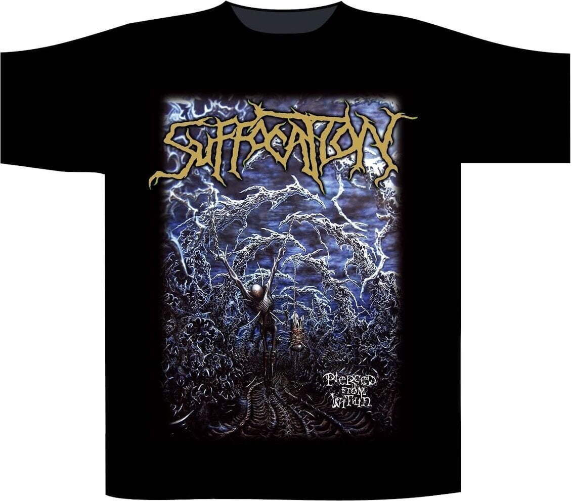 T-Shirt Suffocation Pierced From Within Short Sleeve T-Shirt Black M