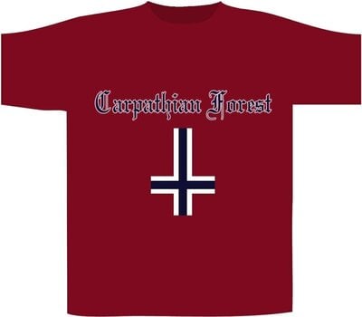 Shirt Carpathian Forest Norway Burgundy 2XL Shirt - 1