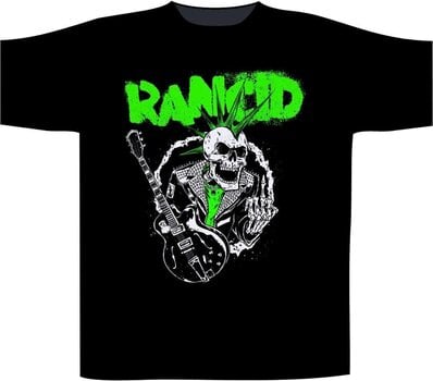 Shirt Rancid Skeleton Guitar Black 2XL Shirt - 1