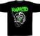 Shirt Rancid Skeleton Guitar Black 2XL Shirt