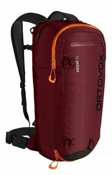 Ski Travel Bag Ortovox Ascent 22 Dark Blood Ski Travel Bag - 1