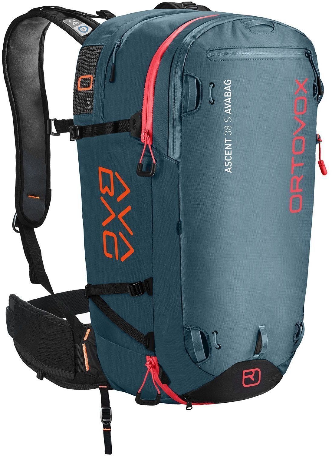 Bolsa de viaje de esquí Ortovox Ascent 38 S Avabag Kit Mid Aqua Bolsa de viaje de esquí