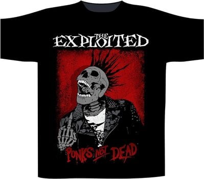 Tricou The Exploited Splatter / Punks Not Dead Black 2XL Tricou - 1