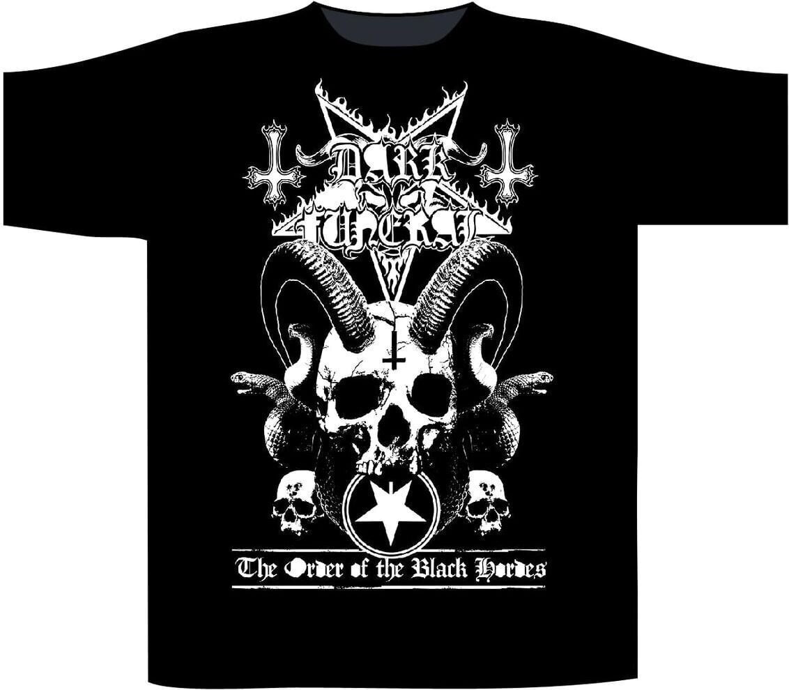 Camiseta de manga corta Dark Funeral Order Of The Black Hordes Black 2XL Camiseta de manga corta