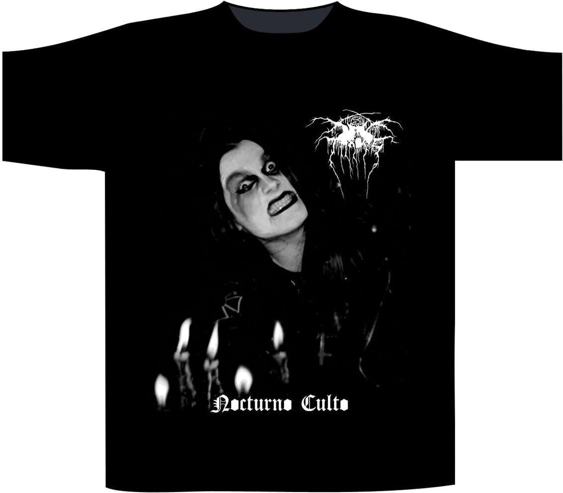 Сорочка Darkthrone The Fist In The Face Of God / Nocturno Culto Футболка з коротким рукавом Black XL