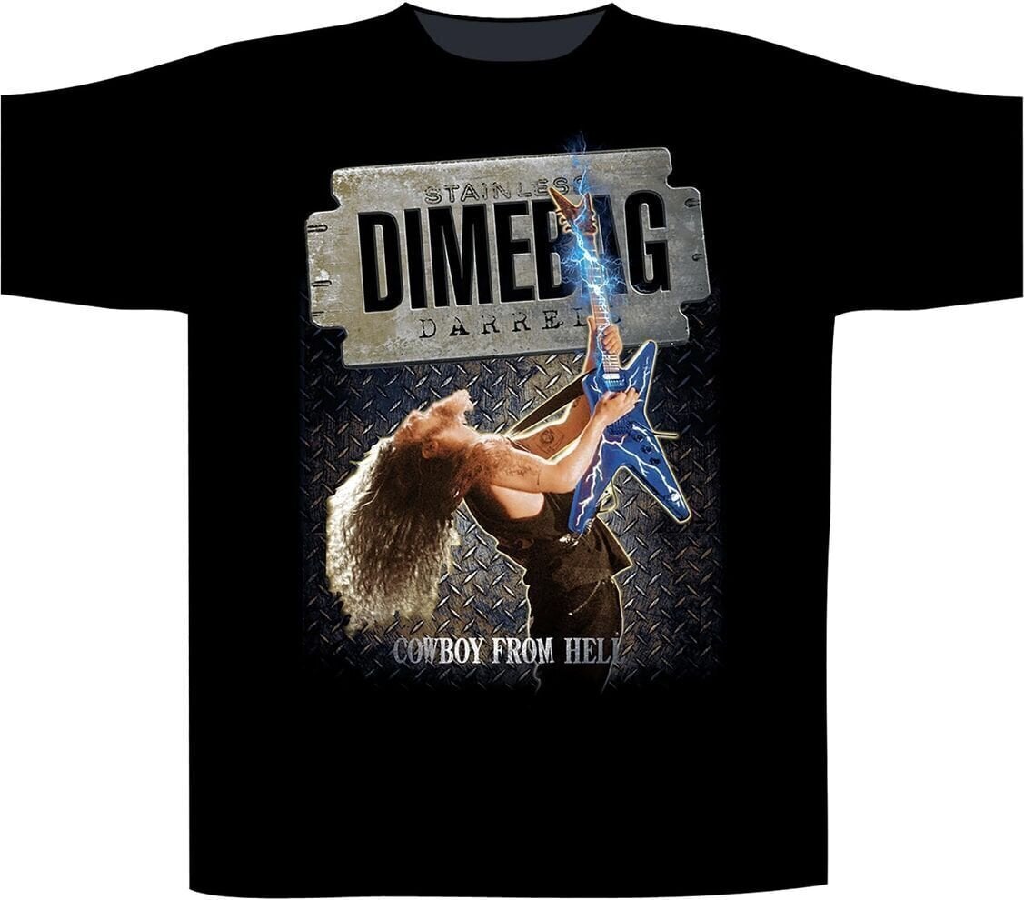 Shirt Dimebag Darrell Stainless Steel Black XL Shirt